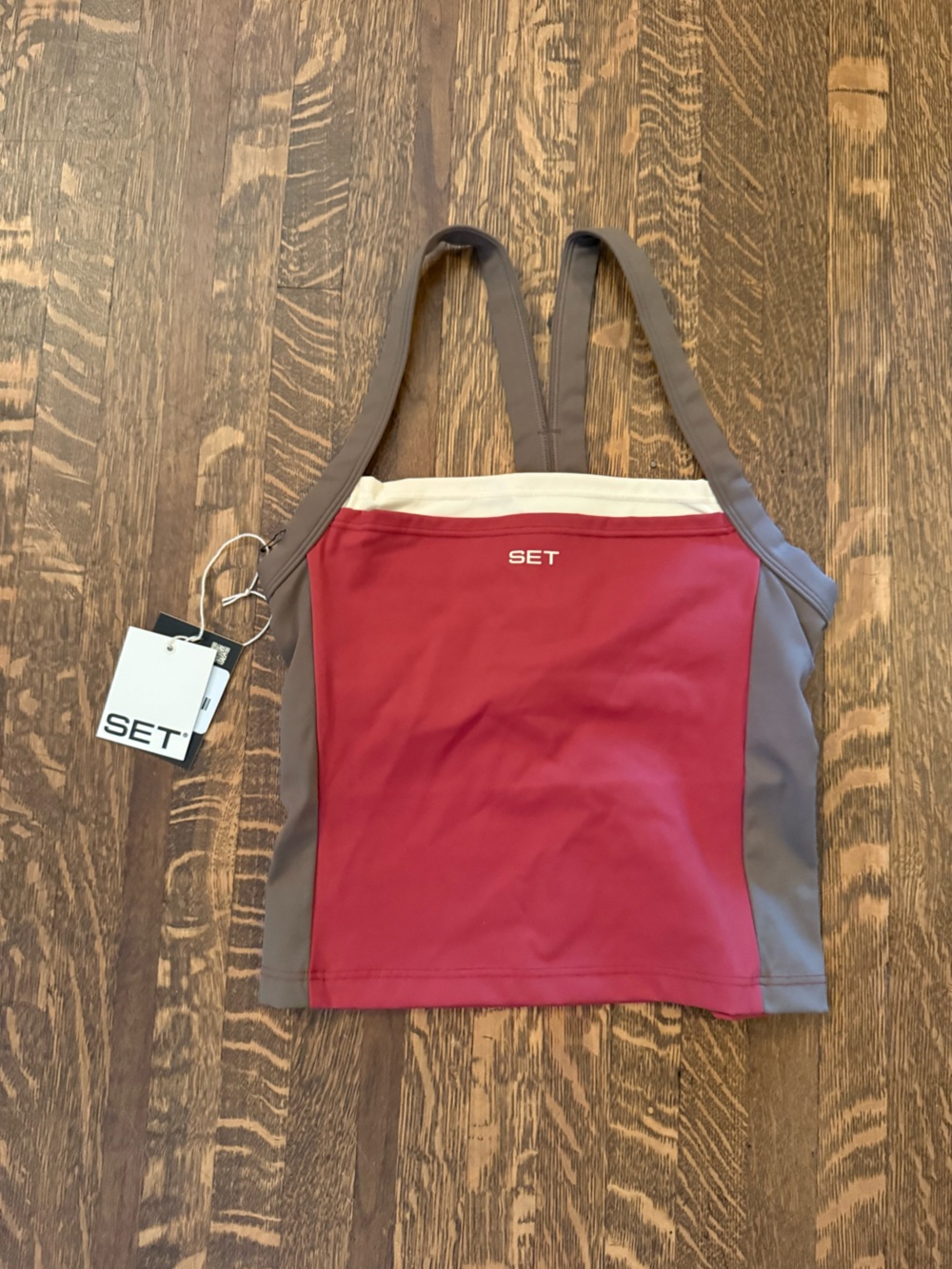 SET Active Sporty Frame Tank in Sweet Tea